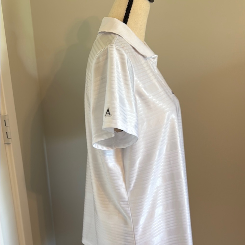 Antigua White Golf Polo Shirt - Picture 4 of 7